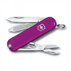 Многофункциональный складной нож-брелок Victorinox Classic SD Colors Tasty Grape 0.6223.52G
